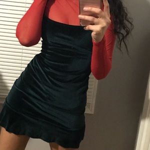 Velvet holiday dress